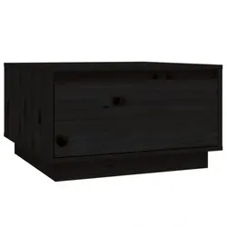 Couchtisch Massivholz Kiefer| vidaXL : Farbe - Schwarz