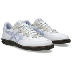 Sneaker ASICS SPORTSTYLE "SKYHAND OG", Gr. 39, weiß, blau fade, Synthetik, Leder, sportlich, Schuhe