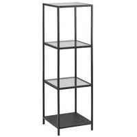 VCM ebuy24 Regal mit 3 Ablagen in klar Glas