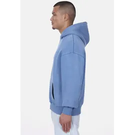 dropsize HEAVY OVERSIZE EMBO HOODIE - blau,