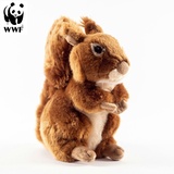WWF Plüschtier Eichhörnchen (15cm, sitzend) lebensecht Kuscheltier Stofftier