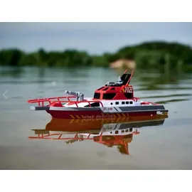 DICKIE RC-Boot Feuerwehrboot CH RTR rot