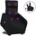vidaXL Massagesessel mit Aufstehhilfe Kunstleder 89,5 x 95,5 x 0 cm Schwarz mit Vibrationsfunktion