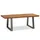 Roller Couchtisch Akazie 120 x 60 x 46 cm