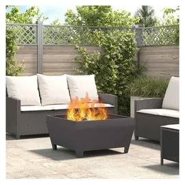 vidaXL Feuerplatz Ø 43 cm Schwarz
