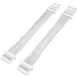 Light Solutions Light Solutions, Cable for Philips Hue LightStrip V4 - 5cm - White - 2 pcs