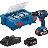 Bosch GSR 18V-55 Professional inkl. 2 x 5 Ah + 100-tlg. Zubehör