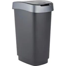 Rotho Twist 10 l dark silver