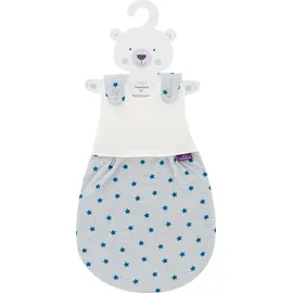Träumeland Babyschlafsack Außenschlafsack LIEBMICH, Design Sternentraum blau (1 tlg) blau 80/86