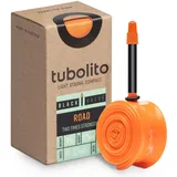 Tubolito Tubo-Road 700x18/32C SV – Straße – 700c – 42-mm-Ventil – schwarz