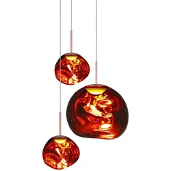 Tom Dixon - Melt Trio Round LED Pendelleuchte Kupfer