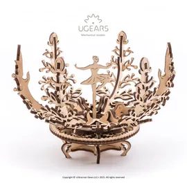 3D Holzpuzzle Spieluhr-Blume uGEARS