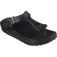 Skechers Damen T-Riemen Sandale, Schwarz, 40 EU - 40 EU
