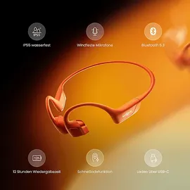 Shokz OpenRun Pro 2 Mini Orange