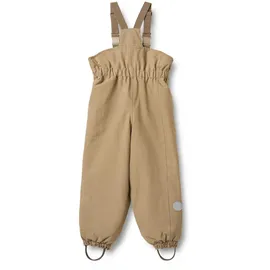 Wheat Latzhose "WHEAT Ski Pants Sal", Mädchen, Gr. 98, Normalgrößen, walnut, 100% Polyester (Recycelt), normal, Hosen