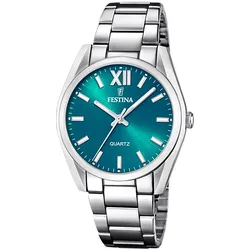 Festina F20622/C Damenuhr Quarz Stahl/Grün