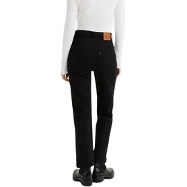 Levi's Levi’s Ribcage - Schwarze Ankle Jeans mit geradem Bein-W27 / L31