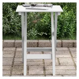vidaXL Beistelltisch Klappbar 0 x 0 x 0 cm Weiß
