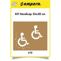 Schablonen KIT Handicap 25x30cm -12 Schablonen