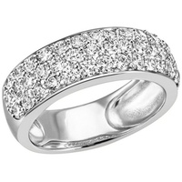 Firetti Fingerring »Schmuck Geschenk Silber 925 Silberring Pavé-Ring glitzernd«, mit Zirkonia (synth.), 86291847-62 silberfarben-kristallweiß + kristallweiß,