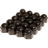 HP Autozubehör Radschraubenkappe Passend für (Schraubengröße) 17 mm Schwarz Kunststoff