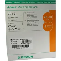 B. Braun Mullkompressen 10 x 20 cm 50 St.