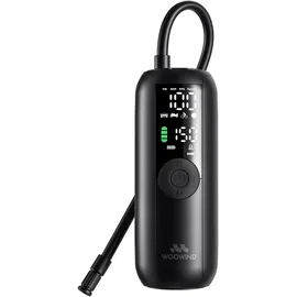 Woowind Luftkompressor LP1 Elektrische Fahrradpumpe 150PSI/10,3Bar mit LCD-Display/LED-Licht