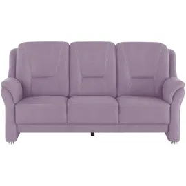 meinSofa Couch Mikrofaser 3-Sitzer Lila