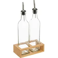 5five simply smart 5five - Öl-essig-flaschen glas bambus 0,48l