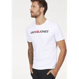 JACK & JONES Corp Logo 3 Pack Kurzarm-T-Shirt White / Pack 1 Black / 1 Navy Blazer / 1 White M