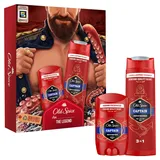 Old Spice Captain Dark Captain Geschenkset für Herren