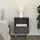 [en.casa] Nachtschrank Sundsvall 40 x 30 x 54 cm Dunkelgrau