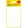 Avery Zweckform Etiketten 3074 Weiß 29,0 x 18,0 mm 6 Blatt 96 St.
