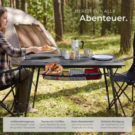 Tectake Campingtisch Tina Schwarz