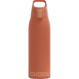 Sigg Shield Therm One Eco Red - Für kohlensäurehaltige Getränke geeignet - Auslaufsicher - Spülmaschinenfest - BPA-frei - 90% recycelter Edelstahl - Rot