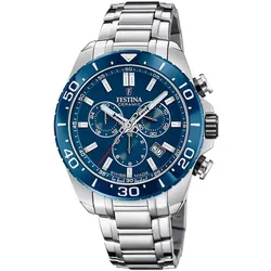 Festina Herrenuhr Festina Chrono silber - edelstahl Herrenuhren   
