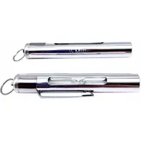 EDLICH & HABEL Pulssanduhr für 1/4 Min.-Messung mit Ansteckclip EDHA10583 , 1 Packung = 10 Sanduhren, Farbe: silber