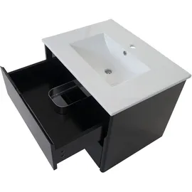 Mendler HWC-B19 Möbelwaschtisch 80 x 50 cm schwarz (57631)