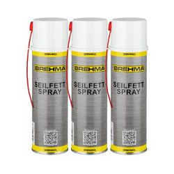 3x Seilfett Spray 500ml Fettspray Sprühfett Kettenfett - Brehma