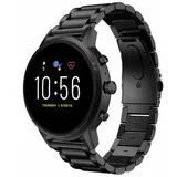 Strap-it Fossil Gen 4 Explorist Armband Stahl für Fossil Gen 4 Explorist HR - Schwarz - Butterfly-Verschluss