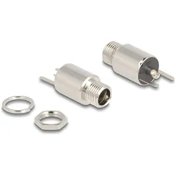 Delock Netzanschluss - DC-Anschluss 5,5 mm x 12 mm (Innendurchmesser: 2,5 mm)