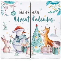 Accentra Pflege Adventskalender 2024 für Kinder, Adventskalender für Mädchen mit 24 Pflegeprodukten - Beauty mit Bodylotion, Badebomben, Duschgel, Shampoo, Handcreme uvm. Weihnachtskalender Teenager