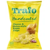 Trafo Handcooked Chips Käse Zwiebel bio