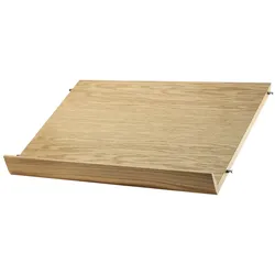String - Magazin-Ablage, 58 x 30 cm, Eiche