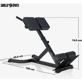 Maxxus Hyperextension Rückentrainer Schwarz