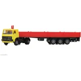 Igra Model Liaz gelb Pritschen-Sattelzug 66618019 H0