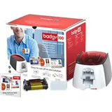 Evolis Badgy 100 Schwarz/Rot/Weiß