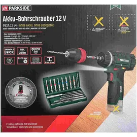 Parkside PBSA 12 E4 ohne Akku + Koffer