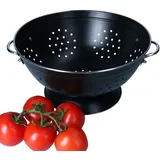 Mambocat Retro-Seiher 27,5 cm Küchensieb Schwarz
