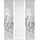 VISION S »3ER SET SEMORA«, (3 St.), HxB: 260x60, Schiebevorhang 3er Set Digitaldruck